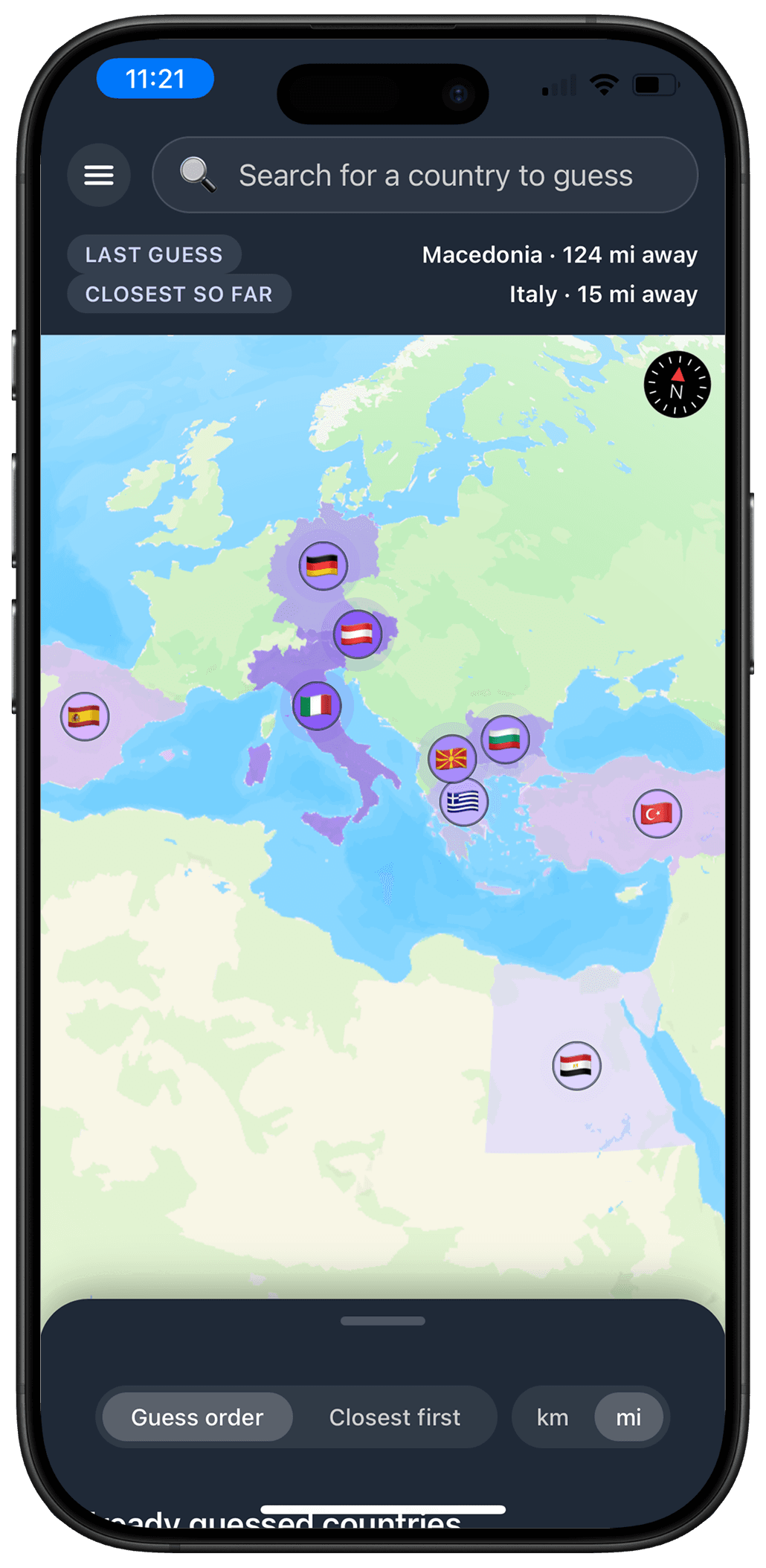 PocketGlobe gameplay